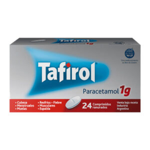 Tafirol 1 g. 24 comprimidos